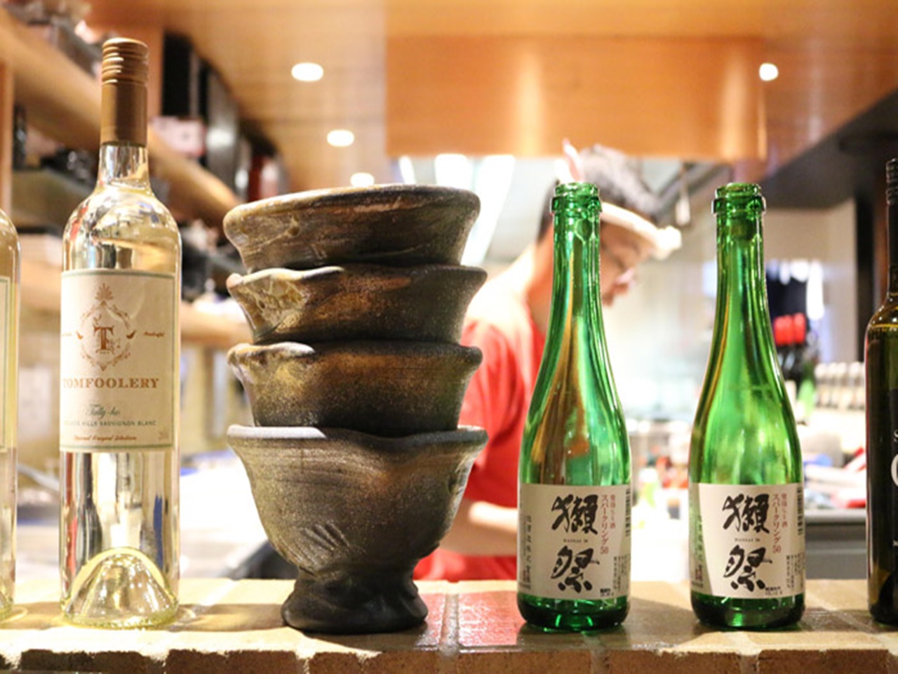 お酒の場で再会